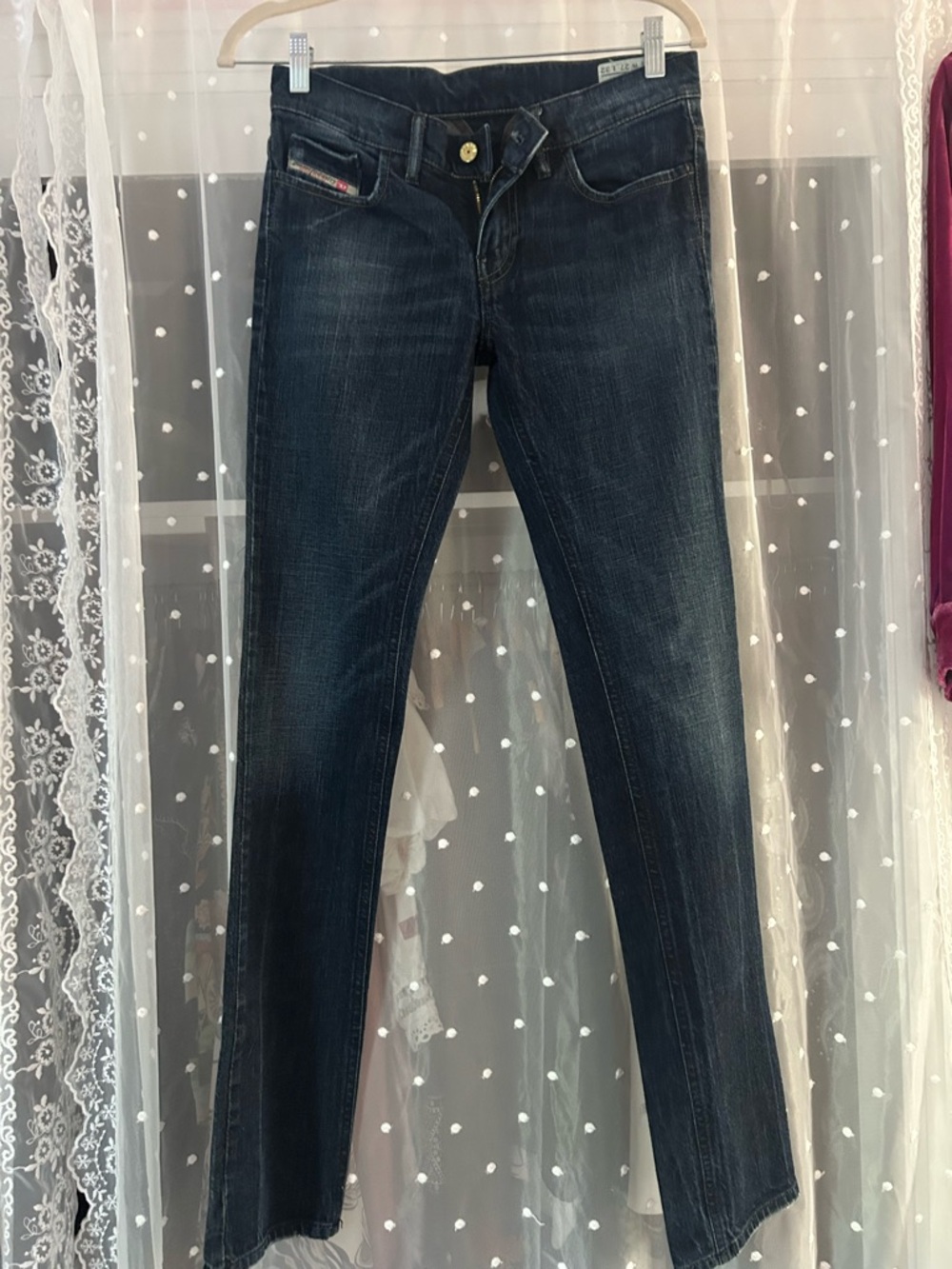 Diesel Women's Skinny Jeans in Dark Indigo